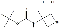 3-(BOC-アミノ)-3-メチルアゼチジン塩酸塩 化學構(gòu)造式