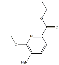 ethyl 5-aMino-6-ethoxypyridine-2-carboxylate Struktur