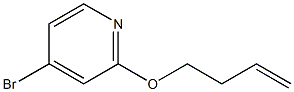 4-broMo-2-(but-3-enyloxy)pyridine Struktur