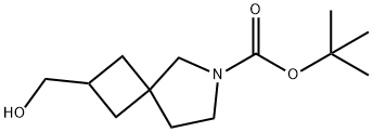 6-Boc-6-Aza-spiro[3.4]octane-2-Methanol Struktur