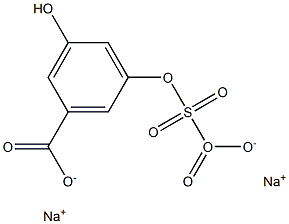 5-Carboxyresorcinol 3-O-Sulfate SodiuM Struktur