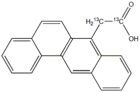 Benz[a]anthracene-7-acetic Acid-13C2 Struktur