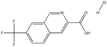 7-(TrifluoroMethyl)isoquinoline-3-carboxylic Acid Hydrochloride Struktur