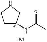 R-3-acetaMidopyrrolidin hydrochloride Struktur