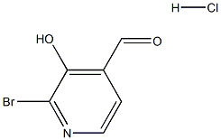 2-BroMo-3-hydroxypyridine-4-carboxaldehyde hydrochloride, 97% Struktur