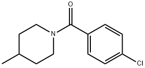 1-(4-Chlorobenzoyl)-4-Methylpiperidine, 97% Struktur