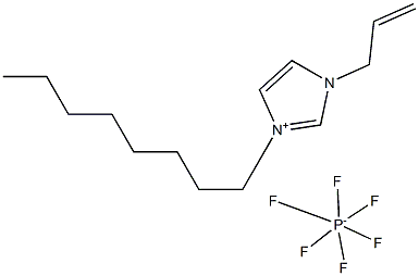 1-Allyl-3-octyliMidazoliuM hexafluorophosphate Struktur