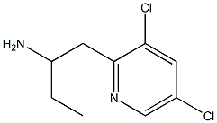 1-(3,5-DICHLOROPYRIDIN-2-YL)BUTAN-2-AMINE Struktur