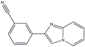 3-(IMIDAZO[1,2-A]PYRIDIN-2-YL)BENZONITRILE Struktur