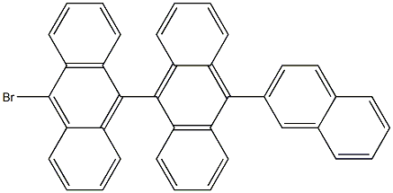 10-(9-broMoanthracen-10-yl)-9-(naphthalen-2-yl)anthracene Struktur