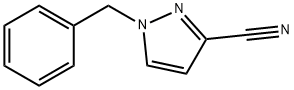 1-Benzylpyrazole-3-carbonitrile Struktur