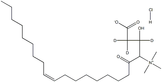 Oleoyl-L-carnitine-d3 HCl Struktur