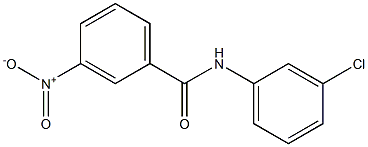 N-(3-chlorophenyl)-3-nitrobenzamide Struktur