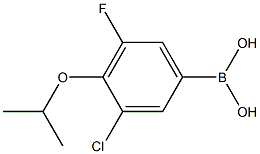 3-Chloro-5-fluoro-4-isopropoxyphenylboronic acid Struktur