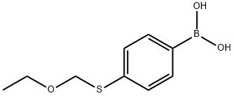 4-(Ethoxymethylsulfanyl)phenylboronic acid Struktur