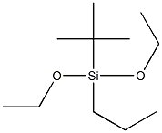 tert-Butyl-n-propyl-diethoxysilane Struktur