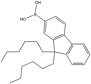 9,9-Dihexyl-9H-fluoren-2-yl-2
-boronic acid Struktur