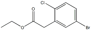 5-BroMo-2-chlorophenylacetic-acid-ethyl-ester Struktur