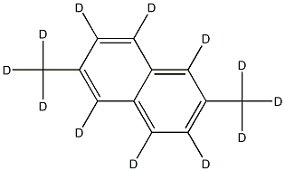 2.6-Dimethylnaphthalene (d12)  Solution Struktur