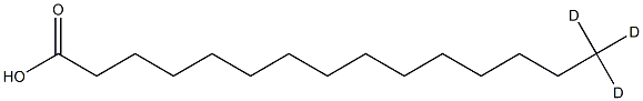 Pentadecanoic acid-15,15,15-D3 Struktur