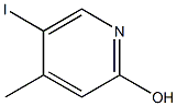 2-Hydroxy-4-Methyl-5-iodopyridine Struktur