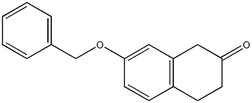 7-(benzyloxy)-3,4-dihydronaphthalen-2(1H)-one Struktur