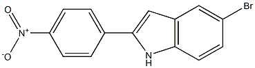 5-BROMO-2-(4-NITROPHENYL)-1H-INDOLE Struktur