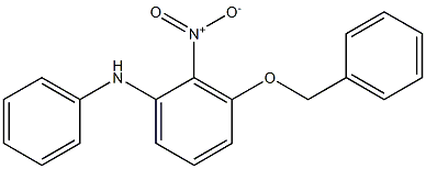 3-(benzyloxy)-2-nitro-N-phenylaniline Struktur