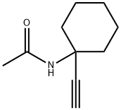 N-(1-ethynylcyclohexyl)acetaMide Struktur