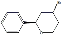 (2R,4R)-4-broMo-2-phenyltetrahydro-2H-pyran Struktur