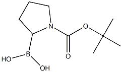 1-Boc-Pyrrolidine-2-boronic acid Struktur