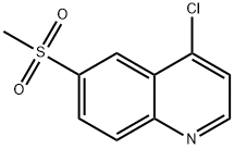 4-Chloro-6-(Methylsulfonyl)quinoline Struktur