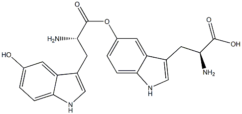 5-Hydroxy-L-tryptophan 5-Hydroxy-L-tryptophan Struktur