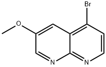 5-BROMO-3-METHOXY-[1,8]NAPHTHYRIDINE Struktur