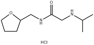 2-IsopropylaMino-N-(tetrahydro-furan-2-ylMethyl)-acetaMide Struktur