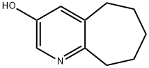 6,7,8,9-tetrahydro-5H-cyclohepta[b]pyridin-3-ol Struktur