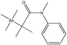 2-TriMethylstannyl N-PhenyltriMethylacetaMide Struktur