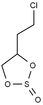 4-(2-chloroethyl)-1,3,2-dioxathiolane 2-oxide Struktur