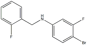 4-BroMo-3-fluoro-N-(2-fluorobenzyl)aniline, 97% Struktur