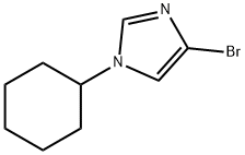 4-BroMo-1-cyclohexyl-1H-iMidazole Struktur