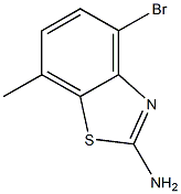 4-BroMo-7-Methyl-benzothiazol-2-ylaMine Struktur