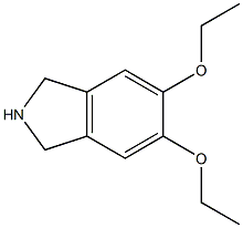 5,6-Diethoxy-2,3-dihydro-1H-isoindole Struktur