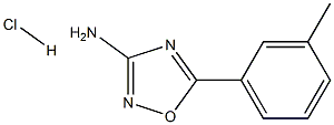 5-M-Tolyl-[1,2,4]oxadiazol-3-ylaMine hydrochloride Struktur