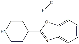 2-(4-Piperidyl)benzoxazole Hydrochloride Struktur