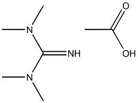 tetraMethylguanidine acetate Struktur