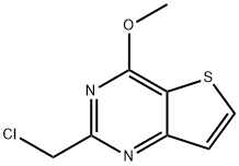 2-ChloroMethyl-4-Methoxy-thieno[3,2-d]pyriMidine Struktur