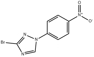 3-BROMO-1-(4-NITROPHENYL)-1H-1,2,4-TRIAZOLE Struktur