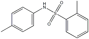 2-methyl-N-(4-methylphenyl)benzenesulfonamide Struktur