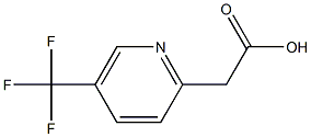 5-(Trifluoromethyl)pyridine-2-acetic acid Struktur