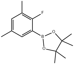 3,5-Dimethyl-2-fluorophenylboronic acid, pinacol ester Struktur